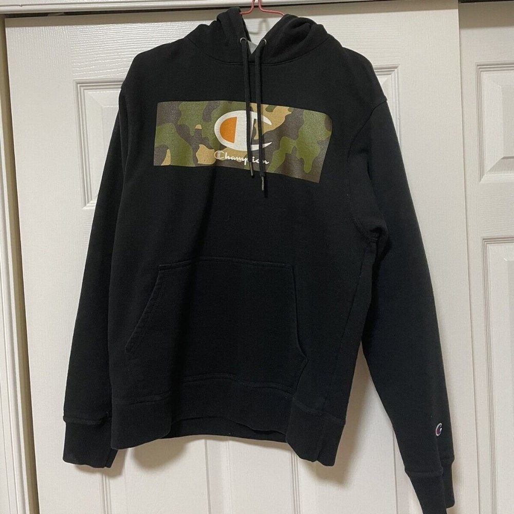 Champion hoodie Camo Box Logo Small Unisex